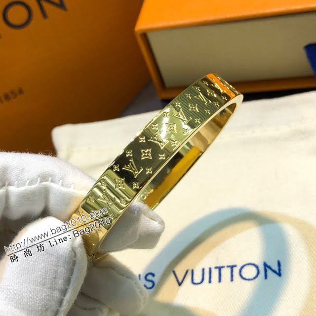 Louis Vuitton新款飾品 路易威登經典Monogram圖案手環 LV女款手鐲  zglv1886